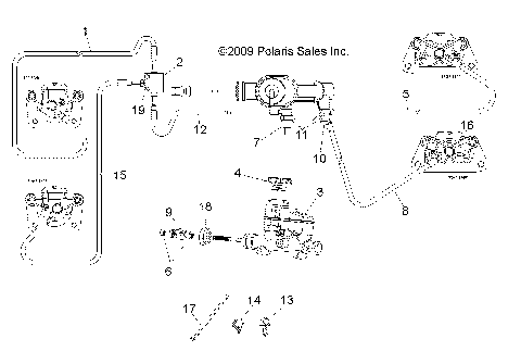 BRAKES, LINES and MASTER CYLINDER - R10RH45AG/AH/AR (49RGRBRAKELINES11500CREW)
