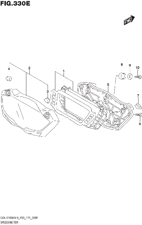 SPEEDOMETER (GSX-S1000YAL9 E28)