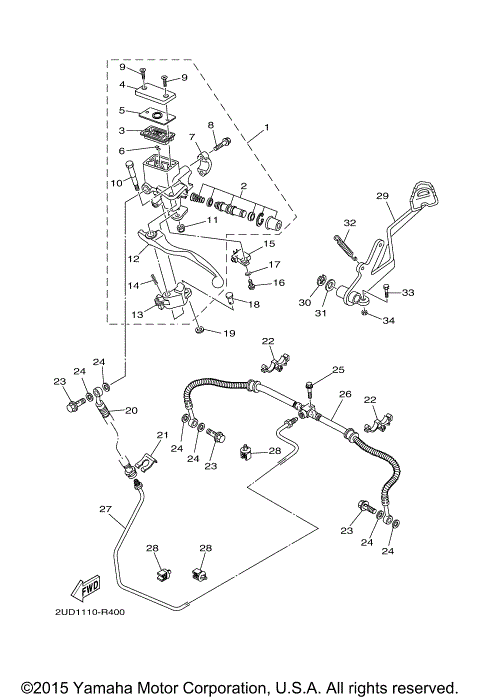 REAR MASTER CYLINDER