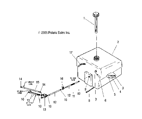FUEL SYSTEM, FUEL TANK and HOSES - S08SU4BS/BE (49SNOWFUEL08WIDE)