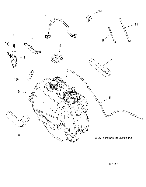 BODY, FUEL TANK ASM. - A19SAA50D5 [101451]