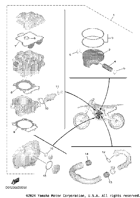 4 PISTON REBUILT KIT