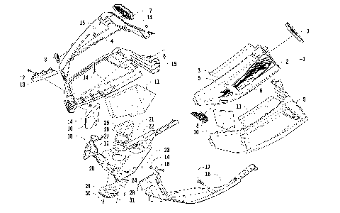 SKID PLATE AND SIDE PANEL ASSEMBLY [91908]