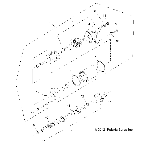 ENGINE, STARTING SYSTEM (Built 6/04/12 and After) - A12NA32FA (49ATVSTARTER12400)