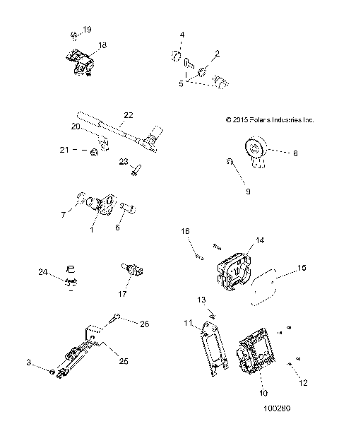 ELECTRICAL, SWITCHES, SENSORS and ECM MODULES - A16SUE57F1 (100284)