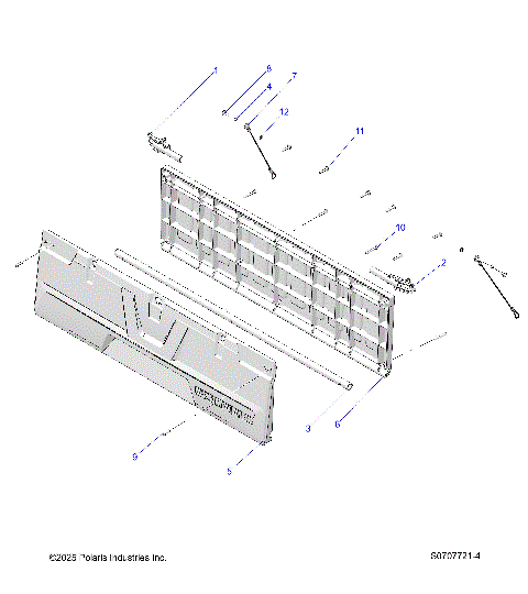 BODY, BOX TAILGATE ASSEMBLY