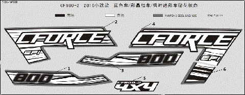 AIR FILTER COVER DECALS - CRYSTAL ORANGE