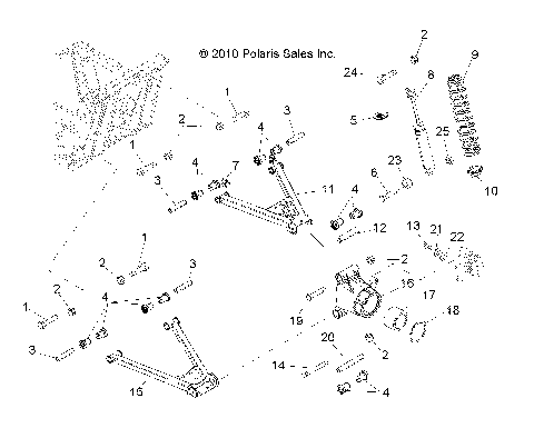 SUSPENSION, REAR - R11WH50AG/AH/AR (49RGRSUSPRR11500CREW)