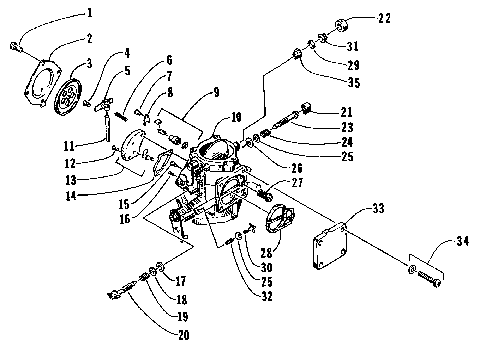 PTO-SIDE CARBURETOR [72617]