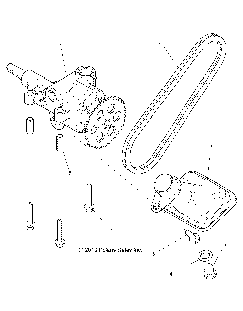 ENGINE, OIL PUMP - Z16VDE99FM/NM (49RGROILPUMP14RZR1000)
