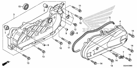 SWINGARM@LEFT SIDE COVER