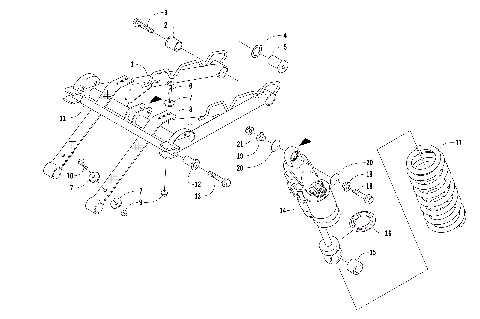 REAR SUSPENSION FRONT ARM ASSEMBLY [102688]
