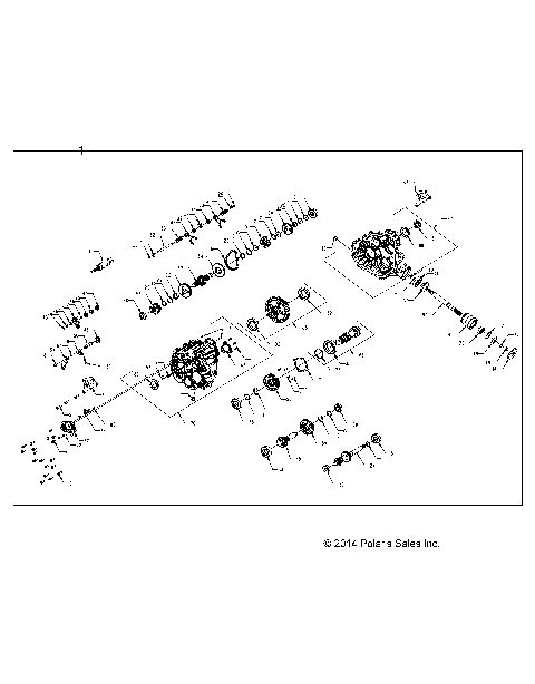 DRIVE TRAIN, MAIN GEARCASE - A15DAH57EJ (49ATVGEARCASE1333143)