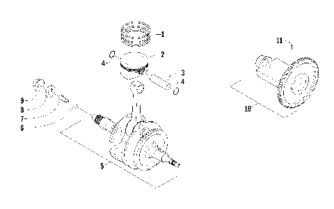 PISTON AND CRANKSHAFT ASSEMBLY [94280]