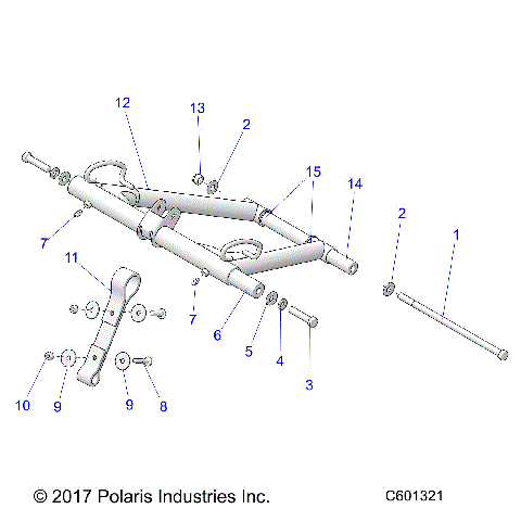 SUSPENSION, TORQUE ARM, FRONT - S21CBU5BSL (C600823)