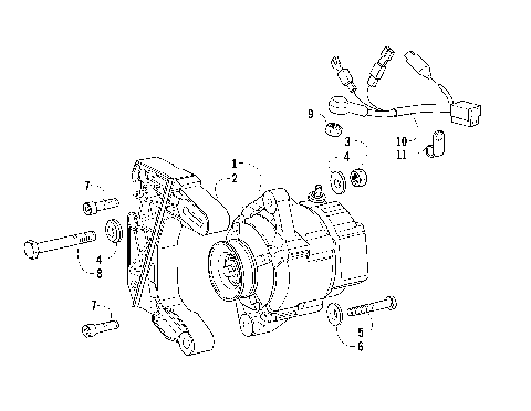 EXTERNAL ALTERNATOR ASSEMBLY [87158]