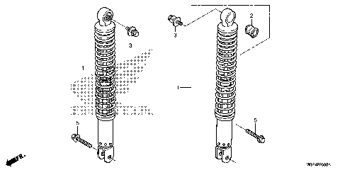 REAR SHOCK ABSORBER
