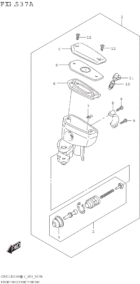 FRONT MASTER CYLINDER