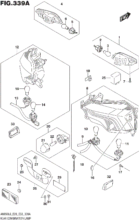REAR COMBINATION LAMP