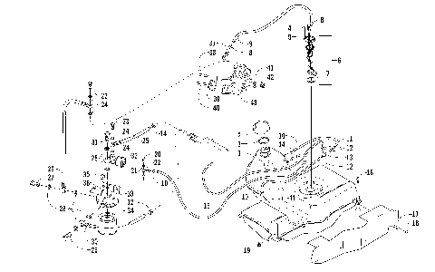 FUEL TANK AND FUEL FILTER ASSEMBLIES [96192]