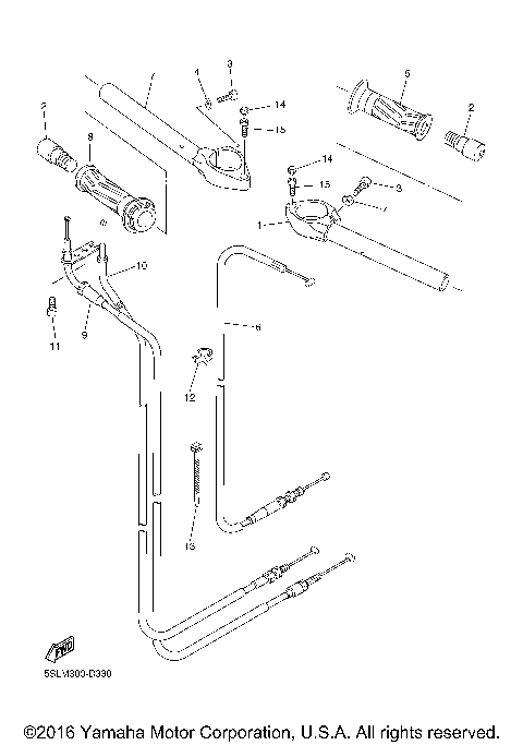 STEERING HANDLE CABLE
