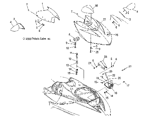 COMPARTMENT DOOR - W045303CA/IA (4990539053A03)