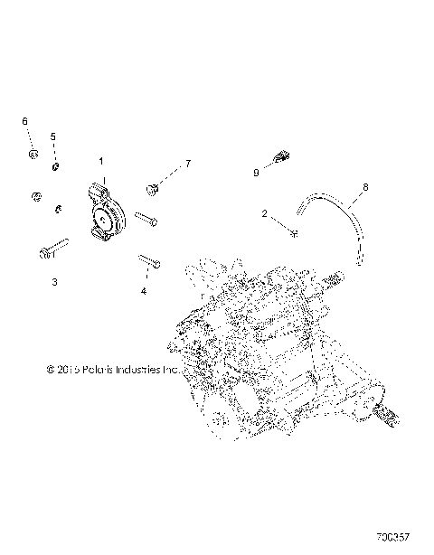DRIVE TRAIN, MAIN GEARCASE MOUNTING - R16RTAD1A1/E1 (700357)