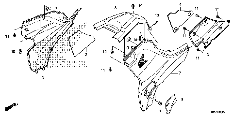 SIDE COVER@TANK COVER