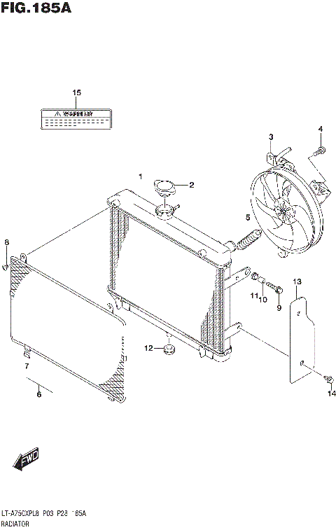 RADIATOR (LT-A750XPL8 P03)