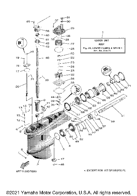 LOWER CASING DRIVE 1