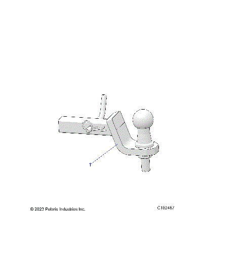 CHASSIS, HITCH - A23SEF57CA/FA/EA (C102487)