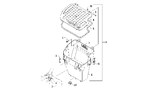FRONT STORAGE BOX [301789]