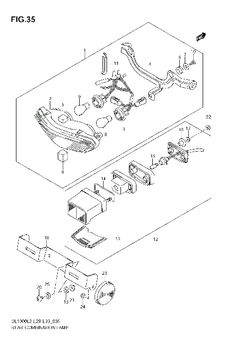 REAR COMBINATION LAMP