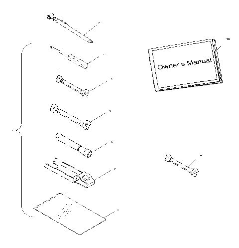 TOOL KIT - C10RD50AA (4976437643E03)