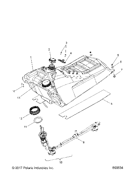FUEL SYSTEM, FUEL TANK ASM. - S19CBA6GSL (600634)
