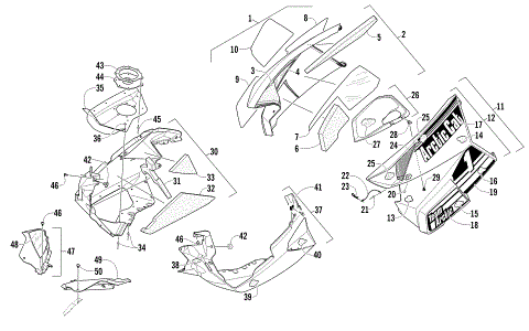 SKID PLATE AND SIDE PANEL ASSEMBLY