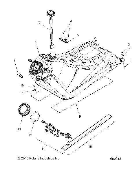 FUEL SYSTEM, FUEL TANK ASM. - S16EN8/EY8 ALL OPTIONS (600043)