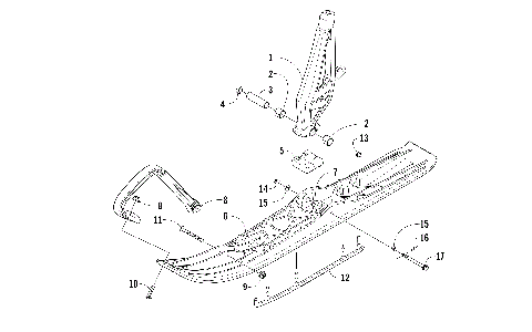 SKI AND SPINDLE ASSEMBLY [104838]