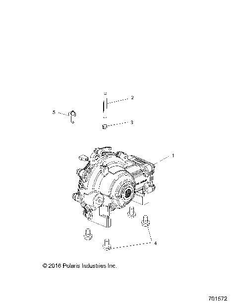 DRIVE TRAIN, FRONT GEARCASE MOUNTING - R21MAAE4F4/F9 (701572)