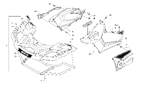FRONT RACK AND SIDE PANEL ASSEMBLIES [301794]