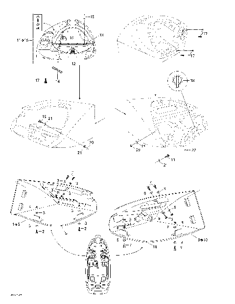 09- Front Console Glove Box