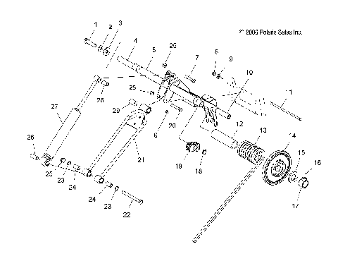 TORQUE ARM, REAR - S07PS6FS/FSA (49SNOWTORQUEREAR600SWTCH)