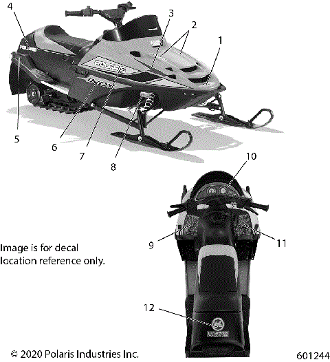 BODY, DECALS - S21WAA1ASA/1AEA (49SNOWDECAL15120)
