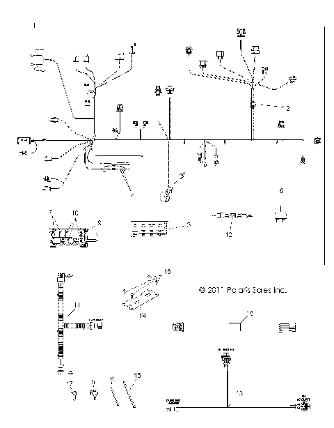 ELECTRICAL, HARNESSES - R11HR76AG/AR (49RGRHARNESS116X6)