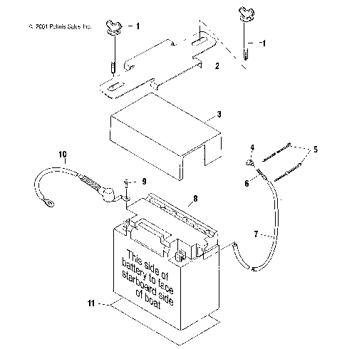 BATTERY BOX - W025197D/W025197I (4971297129B07)