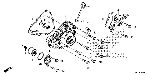 LEFT CRANKCASE COVER