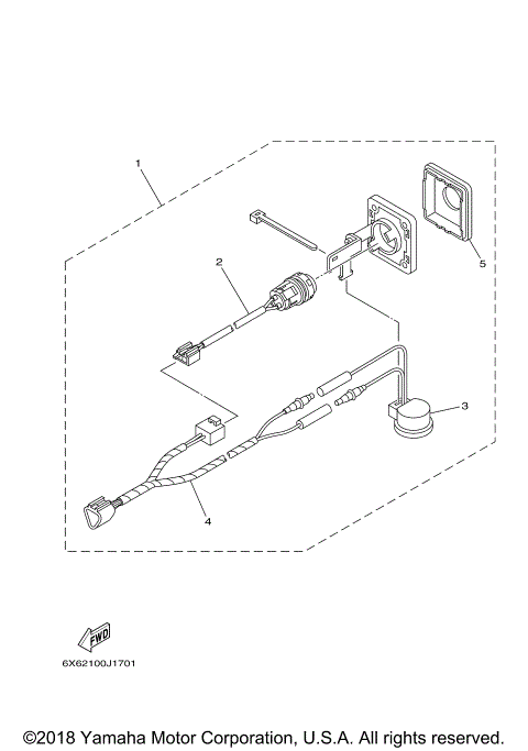 SWITCH  PANEL SINGLE (2ND HELM)