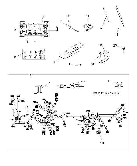 ELECTRICAL, HARNESS - A14ZN5EFM (49ATVHARNESS14SP550F)
