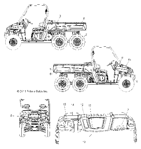 BODY, DECALS - R13HR76AG/AR (49RGRDECAL126X6)