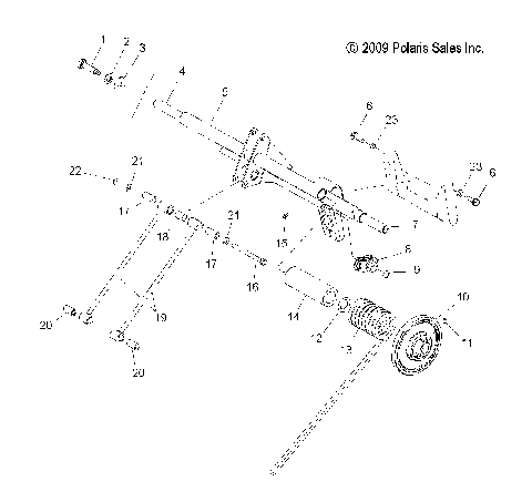 SUSPENSION, TORQUE ARM, REAR - S15PU6NSL/NEL (49SNOWTORQUEREAR10600WIDE)